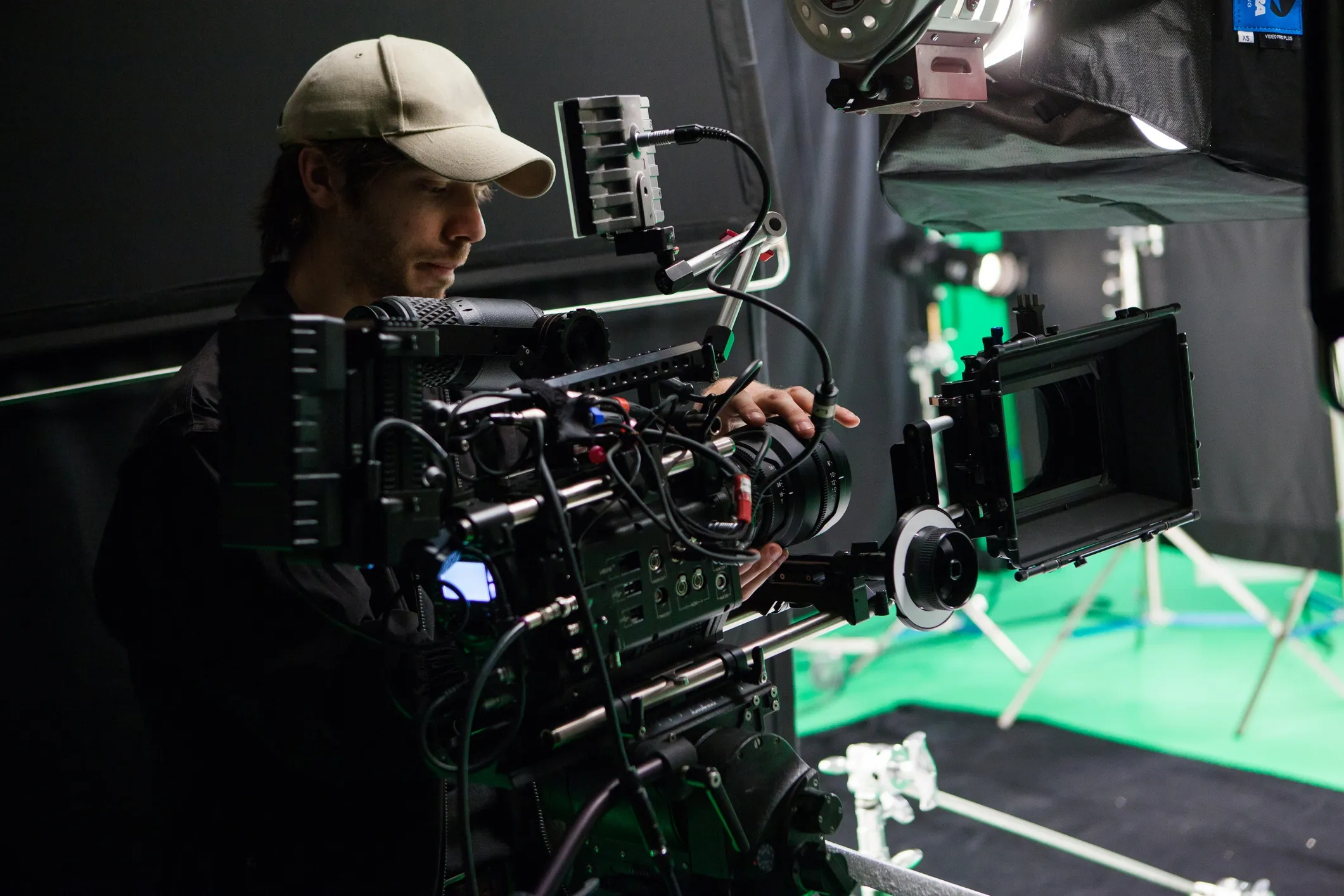 Kentucky film crew on set